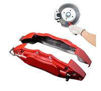 Bremssattelabdeckung, Bremsbeläge Bremsbeläge Bremsenabdeckung, Bremssattelschutz, 2 Stück, Aluminium Bremssattel Deko Abdeckung |