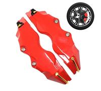 Bremssattelabdeckungen-Set, 2 Stück robuste 3D-Bremssattelabdeckungen, tragbare Radnabenabdeckungen, Bremssattelabdeckungen-Set, multifunktionale Auto-Rad-Bremssattel-Schutzabdeckung,