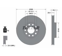 Bremsscheibe 1 Stück. Vorderseite Links - Rechts für AUDI A4 B5, A4 B6, A4 B7