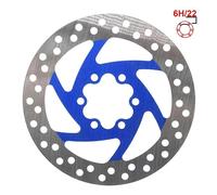 Bremsscheibe 120mm 6 Loch blau NIU KQi3 Pro Max KQi2 Bremsen Scheibenbremse
