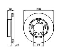 BOSCH | Bremsscheibe | 0 986 478 477