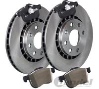BREMSSCHEIBE Ø256mm BELÜFTET+BELÄGE VORNE passend für MITSUBISHI CARISMA 1.8 1.9