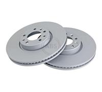 2x A.B.S. Bremsscheibe BESCHICHTET 18576 für OPEL VIVARO K0 Bus ZAFIRA LIFE D4d