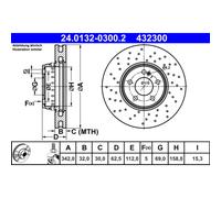 Front-Scheibenwischergestänge BMW 3er E36 1990-2000 OEM Abakus