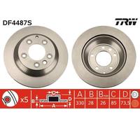 Bremsscheibe AUDI Q7 3.0 TFSI DF4487S (1Satz-1Stk)