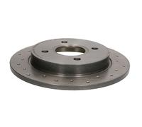 BREMBO Bremsscheibe XTRA LINE hinten rechts links Gelocht 253mm für FORD 4083484 1323621 1780880 08.4931.2X