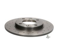 BREMBO Bremsscheibe XTRA LINE hinten rechts links Gelocht 247mm für PEUGEOT CITROËN 08.5334.1X