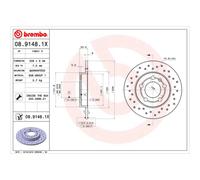 Brembo Gelochte Sport-bremsscheiben Hinten Audi A3 Tt Vw Golf Iv Skoda Octavia Bremsscheibe: Audi: 1j0615601d Skoda: 1j0615601d Vw: 1j0615601d A.b