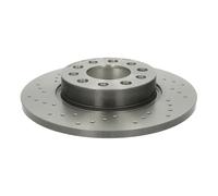 Bremsscheibe BREMBO 08.9364.2X, hinten, gelocht, perforiert, voll, 1 Stück