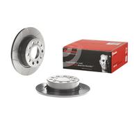 Bremsscheibe BREMBO 08.9502.75, hinten, geschlitzt, voll, 1 Stück