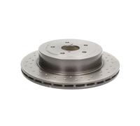 Bremsscheibe BREMBO 09.7813.2X, hinten, gelocht, belüftet, perforiert, 1 Stück