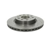 Bremsscheibe BREMBO 09.9167.1X, vorne, gelocht, belüftet, perforiert, 1 Stück