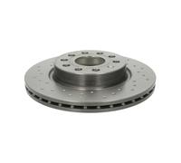 Bremsscheibe BREMBO 09.9167.1X, vorne, gelocht, belüftet, perforiert, 1 Stück
