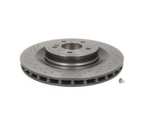 Bremsscheibe BREMBO 09.9257.41, hinten, belüftet, geschlitzt, hochkarbonisiert, 1 Stück