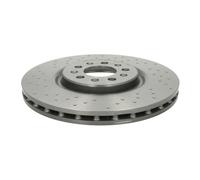 Bremsscheibe BREMBO 09.9365.2X, vorne, gelocht, belüftet, perforiert, 1 Stück