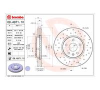 Bremsscheibe BREMBO 09.A971.1X, 1 Stück