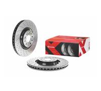 BREMBO XTRA LINE Bremsscheibe Gelocht/innenbel. 340mm für SKODA VW SEAT AUDI 09.C306.1X