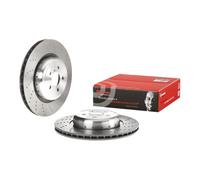 Bremsscheibe BREMBO 09.D901.33, hinten, belüftet, hochkarbonisiert, 1 Stück