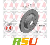 Bremsscheibe COAT Z 150.2966.20