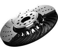 SHW Performance Bremsscheibe ARX47418 Wave Disc für Audi A7 Sportback (4GA, 4GF) 2013-2018