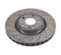 Bremsscheibe FEBI BILSTEIN 107501 vorne, belüftet, perforiert, 1 Stück