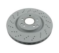 Bremsscheibe FEBI BILSTEIN 26107 vorne, belüftet, perforiert, 1 Stück