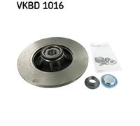 Bremsscheibe SKF VKBD 1016 hinten, voll, 1 Stück