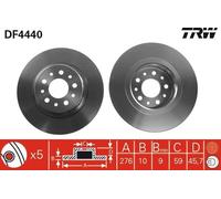 Bremsscheibe Hinterachse Für ALFA ROMEO 147 156 GT