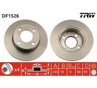 Bremsscheibe Hinterachse Für AUDI 100 80 90 Cabriolet Coupe