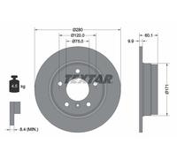 Bremsscheibe Hinterachse Textar 92055703