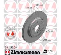 BMW 3-ER E46 ZIMMERMANN BREMSSCHEIBEN SET Ø320 mm + BREMSBELÄGE HINTEN + WAKO