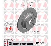 Zimmermann Bremsscheibe Coat Z 150.3499.20