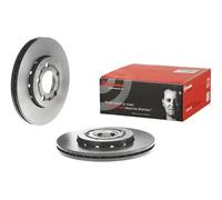 BREMBO Bremsscheibe COATED DISC LINE vorne rechts links innenbelüftet 256mm für SKODA VW (SVW) SEAT (FAW) JETTA ZHONGHUA (BRILLIANCE) AUDI 09.7011.11