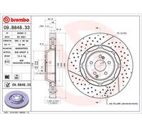 Bremsscheibe (pro Einheit) BREMBO 09.B848.33