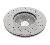 Mapco Bremsscheibe Vorderachse 25790C gelocht 322 mm für Mercedes Classe E (W212) vorne