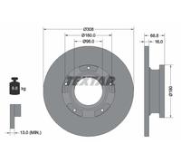 Bremsscheibe (pro Einheit) TEXTAR 92273903