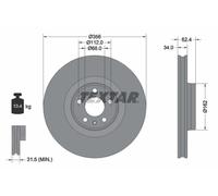 Bremsscheibe (pro Einheit) TEXTAR 92293505