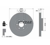 Bremsscheibe (pro Einheit) TEXTAR 92296503