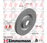 Bremsscheibe (pro Einheit) ZIMMERMANN 100.3301.52