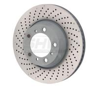 SHW Bremsscheibe Performance PRL31124 – hinten, belüftet, hochkarbonisiert, beschichtet