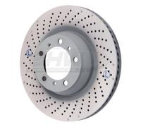 Bremsscheibe SHW PRL39977 hinten, belüftet, hochkarbonisiert, 1 Stück