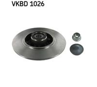 Bremsscheibe SKF VKBD 1026 hinten, voll, 1 Stück