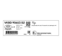 Bremsscheibe SKF VKBD (2 Stk.) 90653 S2 für Chrysler Dodge Plymouth Neon Stratus