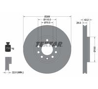 Bremsscheibe Textar 92075603