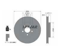Bremsscheibe Vorderachse Textar 92109605