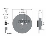 Bremsscheibe Hinterachse Textar 92133303