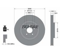 Bremsscheibe TEXTAR 92199105