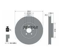 Textar 1x Bremsscheibe [Hersteller-Nr. 92236503] für Subaru