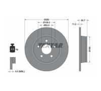 Bremsscheibe Hinterachse Textar 92238903