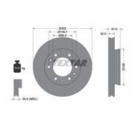 Bremsscheibe Vorderachse Textar 92253403